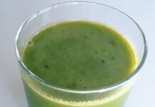 Green Dream Juice: Broccoli, spinat, agurk, citron, lime og ingefær