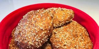 Lækre sandwich-burgerboller med hytteost og kokosfibre » Nem opskrift