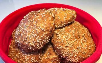 Lækre sandwich-burgerboller med hytteost og kokosfibre » Nem opskrift