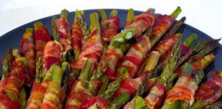 Saftige ovnbagte asparges med sprød bacon » Perfekt tilbehørsopskrift