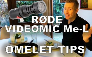 RØDE VIDEOMIC Me-L UNBOXING + OMELET TIPS & TRICKS