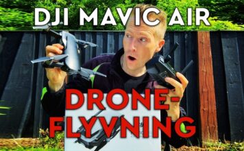 DJI MAVIC AIR UNBOXING, TESTFLYVNING & DRONEREGLER