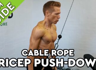 CABLE ROPE TRICEP PUSH-DOWN » Sådan træner du øvelsen!