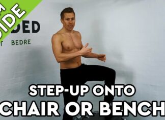 STEP UP ONTO CHAIR OR BENCH » Sådan træner du øvelsen!
