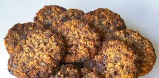 Sprøde mandel-chokolade småkager » Glutenfrie LCHF Cookies