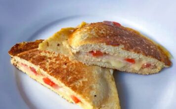 LCHF/KETO toast med ost, skinke og tomat » Nem glutenfri opskrift