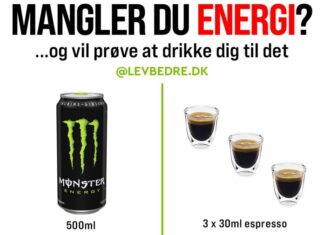 ENERGIDRIKKE GØR DIG (MÅSKE) FEDERE OG MERE TRÆT