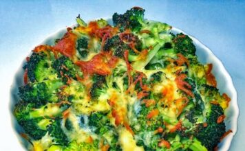 Ovnbagt ostegratineret broccoli med havsalt » nem tilbehørsopskrift
