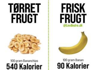 SPRØDE BANANCHIPS KAN SPÆNDE BEN FOR VÆGTTAB