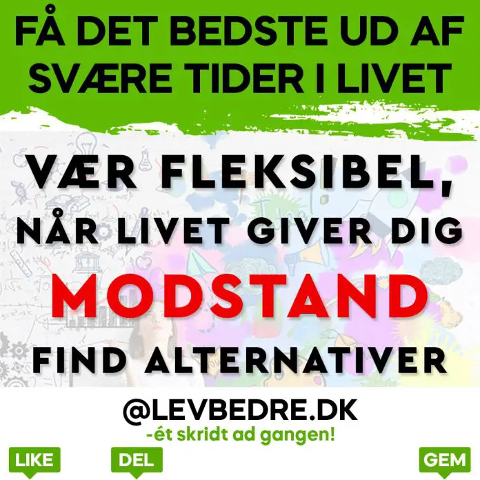 MODSTAND OG SVÆRE TIDER I LIVET - BLIV MERE RESILIENT