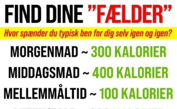 DINE KALORIEFÆLDER OG USYNLIGE VÆGT-BENSPÆNDERE