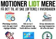 FÅ MERE HVERDAGSAKTIVITER UDEN ET FITNESSCENTER