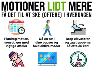 FÅ MERE HVERDAGSAKTIVITER UDEN ET FITNESSCENTER